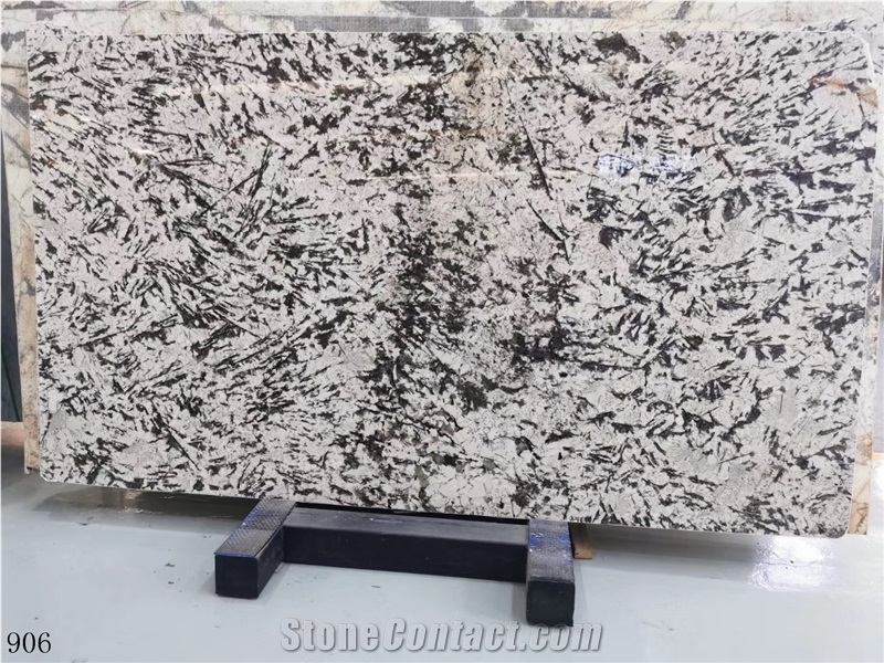 Silver Mountain Snow Granite Bianco Antico Slabs