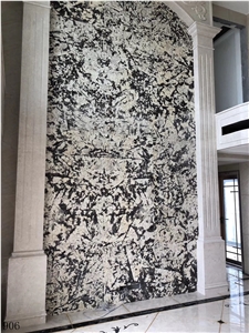 Silver Mountain Snow Granite Bianco Antico Slabs