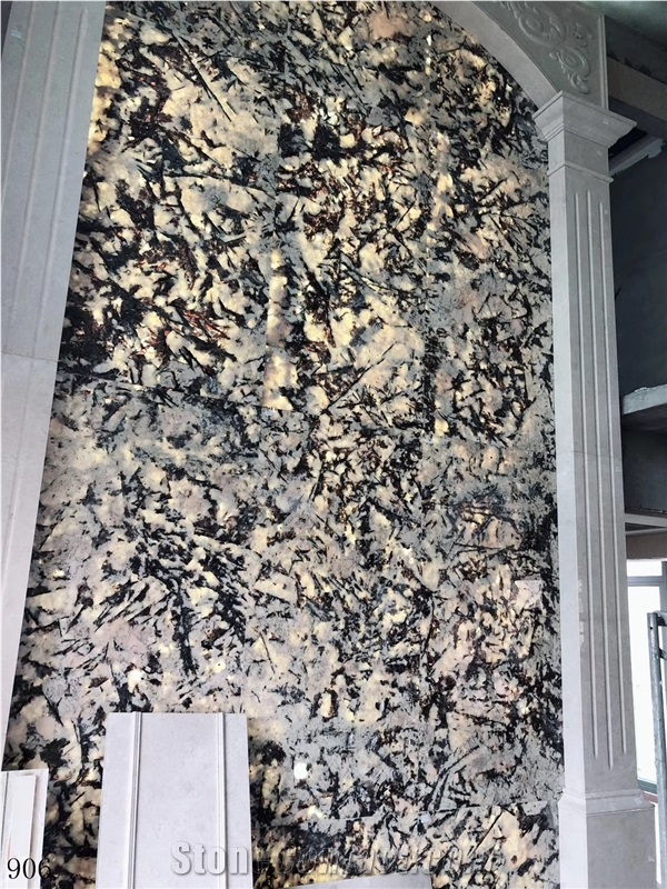 Silver Mountain Snow Granite Bianco Antico Slabs