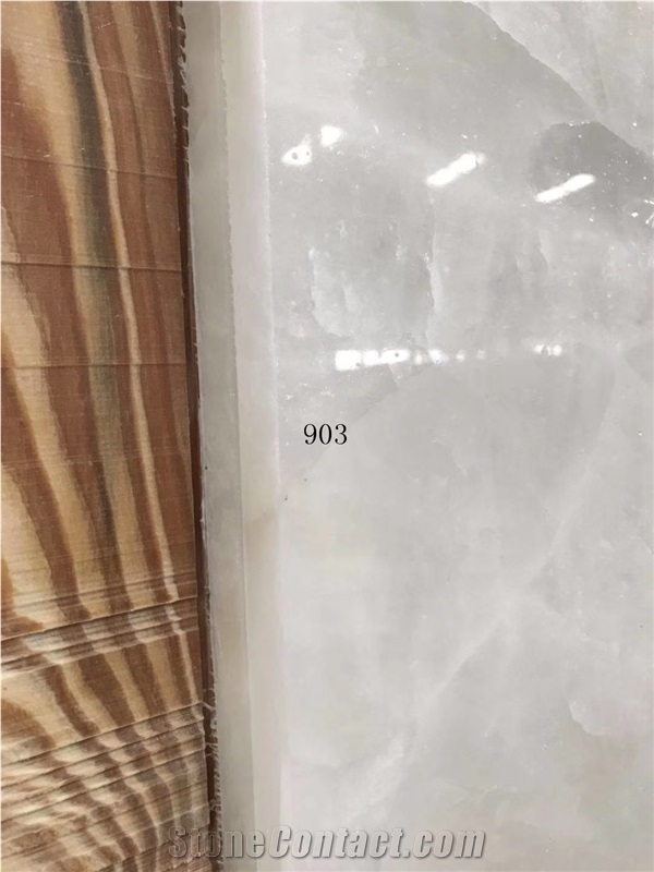 Thassos Crystal Wave Snow White Marble Slabs Tiles