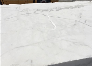 Statuario Carrara Marble Block, Italy White Marble