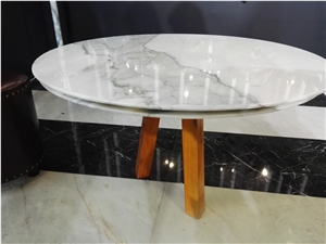 Calacatta White Marble Coffee Table