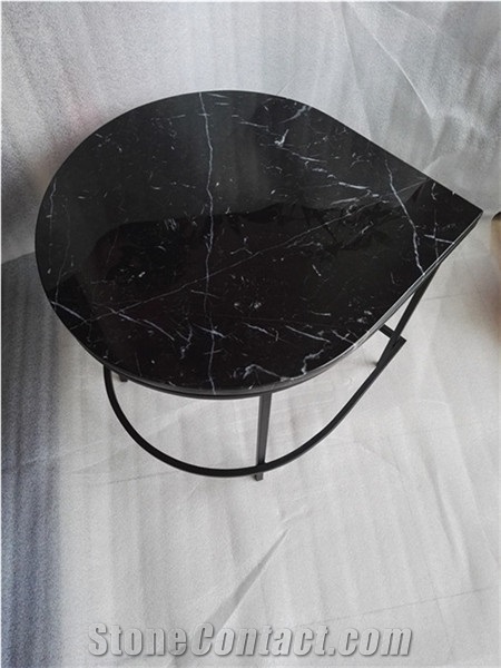 Irregular Heart Shape Marble Coffee Tables