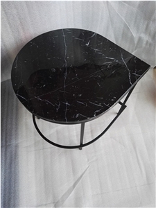 Irregular Heart Shape Marble Coffee Tables