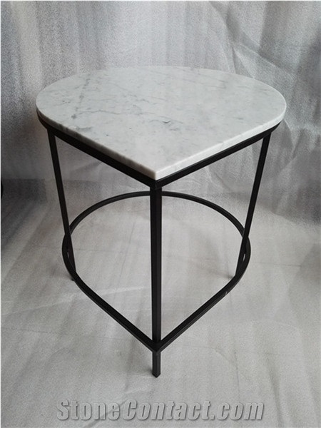 Irregular Heart Shape Marble Coffee Tables