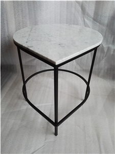 Irregular Heart Shape Marble Coffee Tables