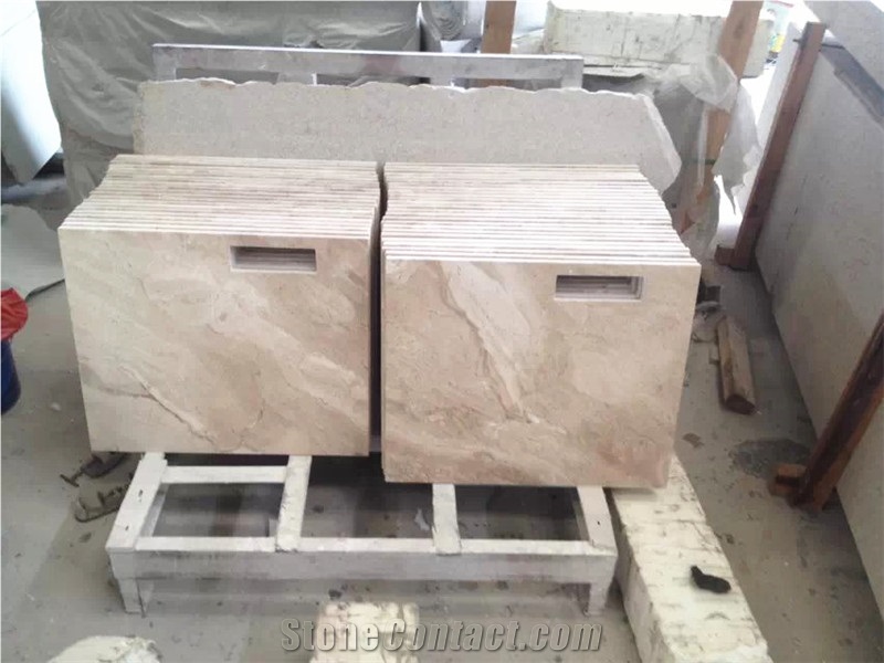 Nordy Beige Yellow Marble Tops Coffee Tables