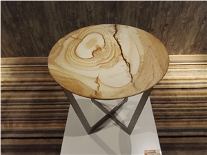 Round Tabletops Marble Bistro & Coffee Tables