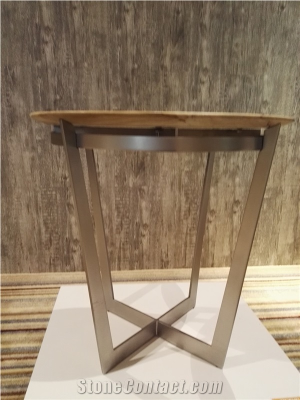 Round Tabletops Marble Bistro & Coffee Tables