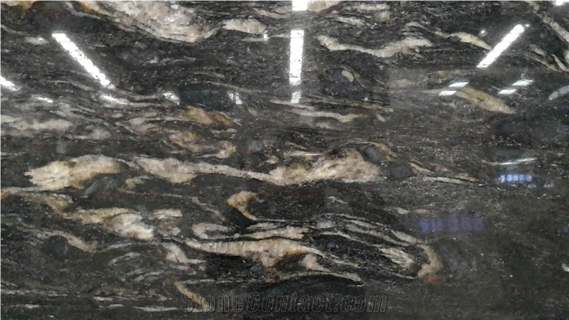 Black Sandblasting Granite Titanium Slabs