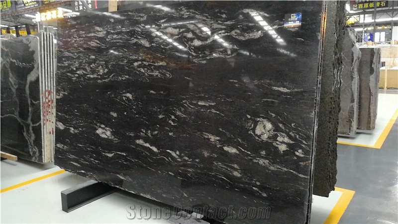 Black Sandblasting Granite Titanium Slabs