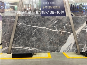 Carso Grey Marble Slabs Tiles Polished Finished