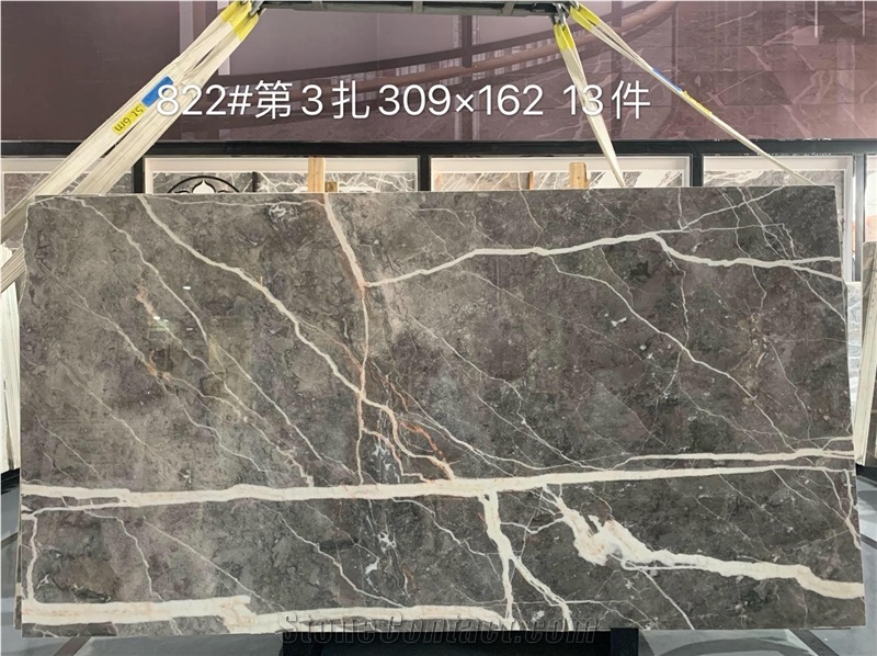Carso Grey Marble Slabs Tiles Polished Finished