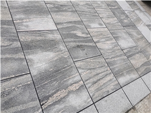 Chinese Juparana Granite Polished Flamed Surface