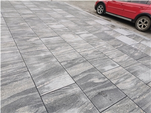 Chinese Juparana Granite Polished Flamed Surface