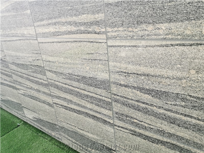 Chinese Juparana Granite Polished Flamed Surface