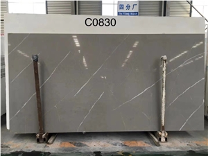Cultured Grey Artificial Quartz Slab Cuntertops
