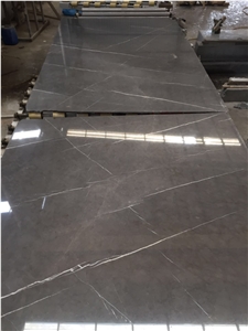 Floor Desigh Pietra Grey Marble Tiles Polished