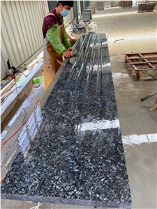 Granite Blue Pearl Slab Norway Style
