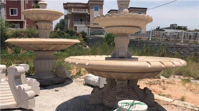 Granite Landscaping Fountain for Outdoor Garden