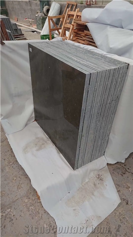 Grey Pietra Bookmatch Marble Slabs Brown Tiles
