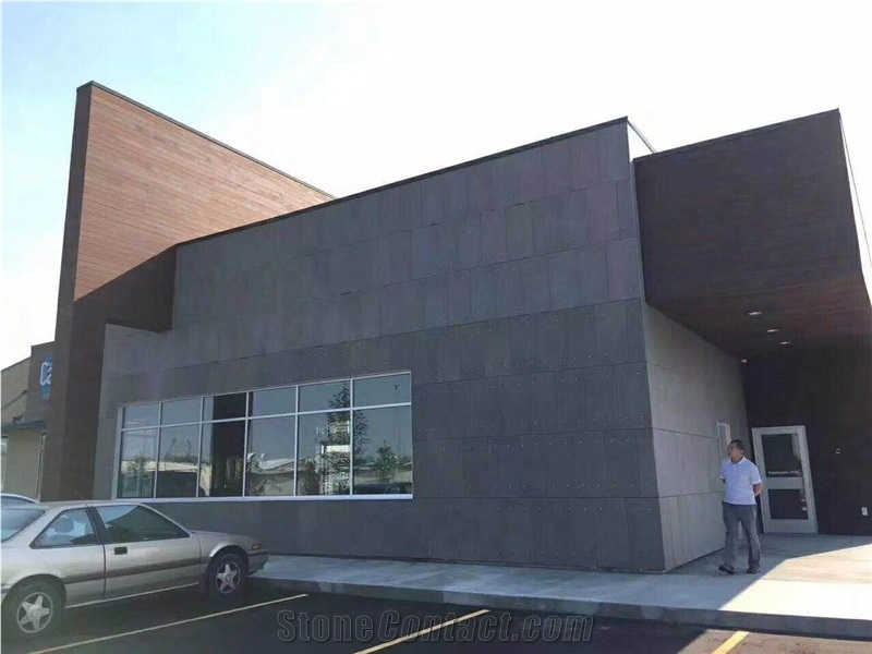 Grey Sandstone Building Exterior Tiles