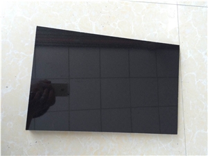 Hige Gloss Polished Surface Mongolia Black Tiles