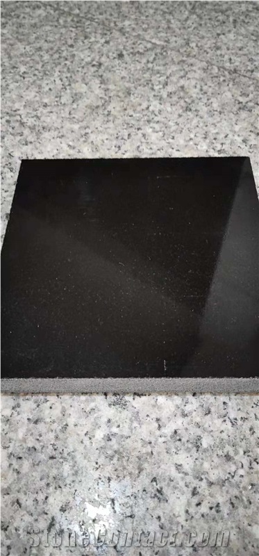 Hige Gloss Polished Surface Mongolia Black Tiles