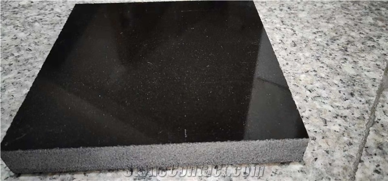 Hige Gloss Polished Surface Mongolia Black Tiles