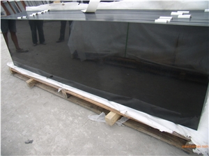 Hige Gloss Polished Surface Mongolia Black Tiles