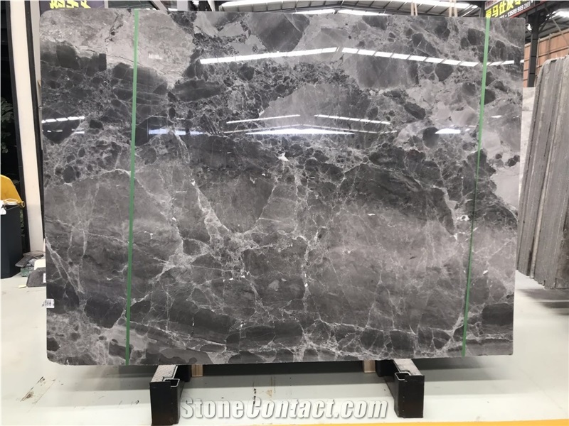 High Gloss Marble Gem Grey Polished Honed