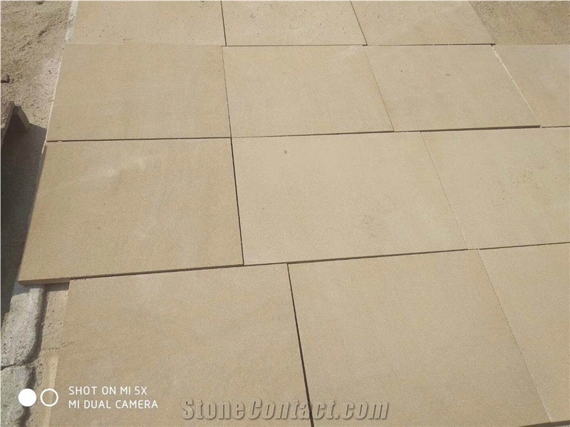 Installing Yellow Sandstone Floor Tile for Sale