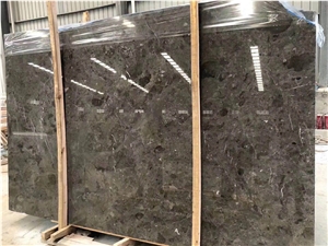Laying Cicily Grey Marble Slabs