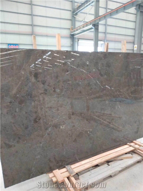 Laying Cicily Grey Marble Slabs