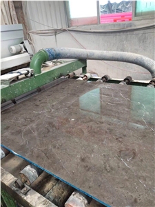 Laying Cicily Grey Marble Slabs