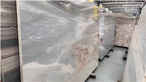 Marble Blue Palissandro Slab Tiles Countertop