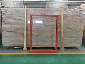 Monica Red Polished Marble Slabs