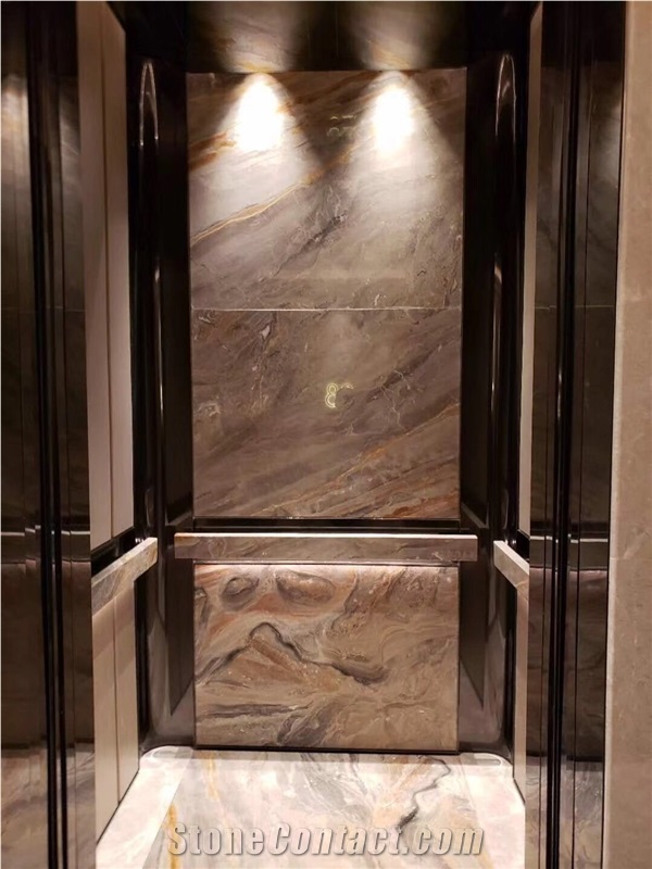 Monica Red Polished Marble Slabs