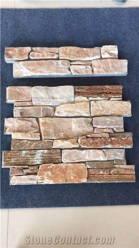 Nature Surface Rusty Slate Cultured Stone Tiles