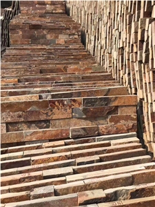Nature Surface Rusty Slate Cultured Stone Tiles