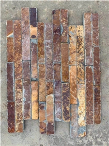 Nature Surface Rusty Slate Cultured Stone Tiles