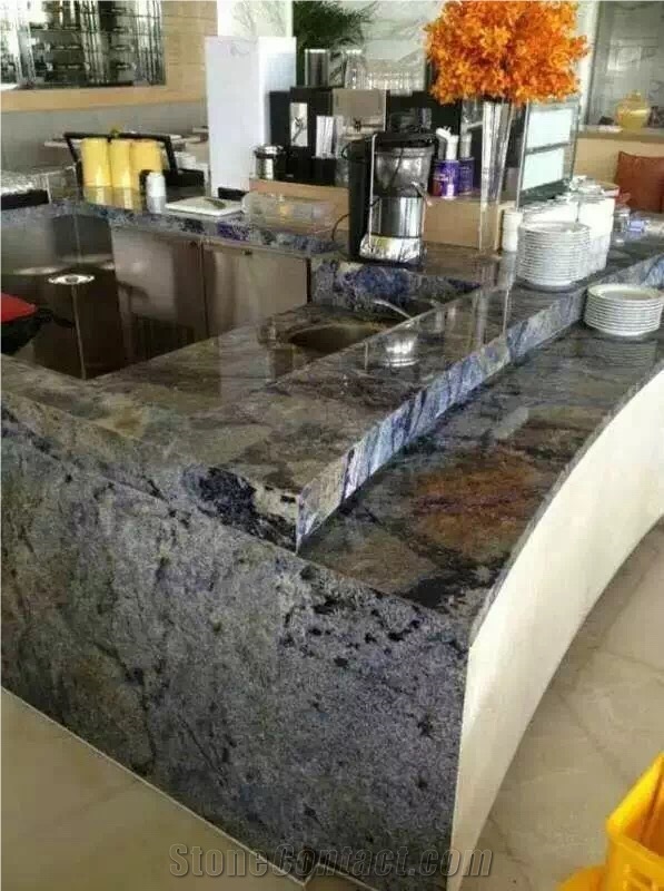 Piece Of Expensive Granite Azul Bahia for Sale