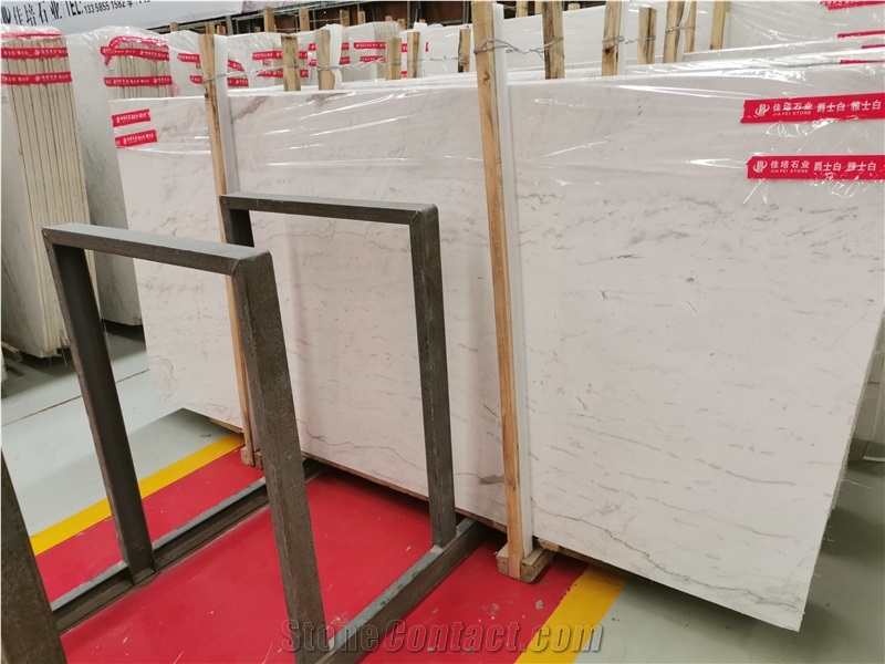 Pirgon Nivatus Dolomite White Color Marble Slabs