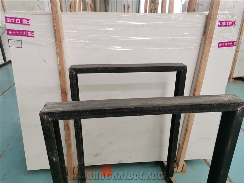 Pirgon Nivatus Dolomite White Color Marble Slabs