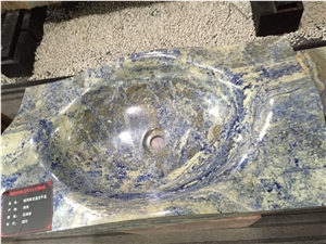 Round Black Marble Sink Basin Bowl for Sale
