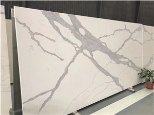 Slab Of White Quartz Calacatta for Vanity Top