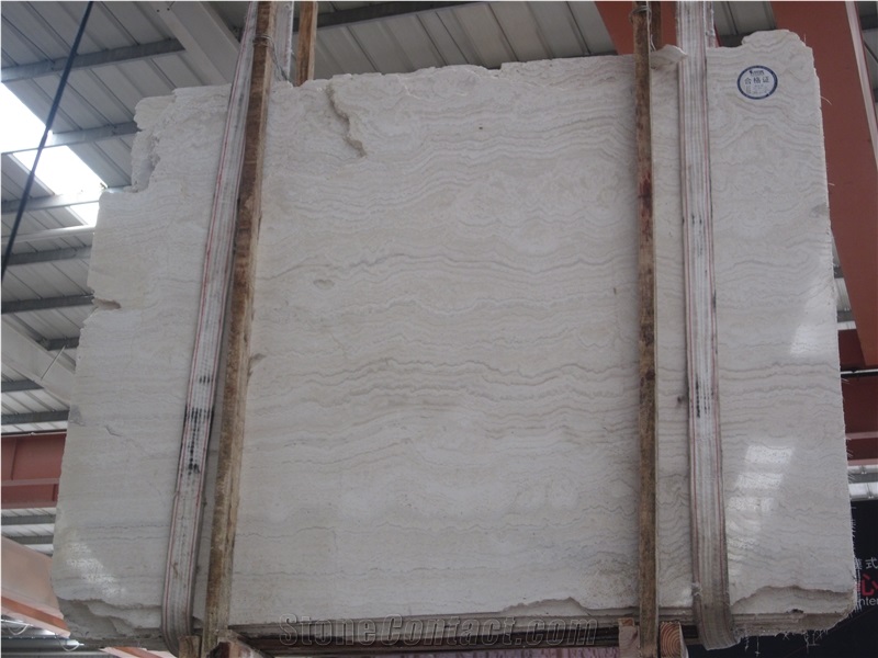 Snow White Travertine Per Sqft for Sale