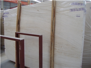 Snow White Travertine Per Sqft for Sale