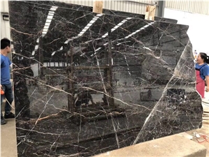 Tulip Brown Marble Tiles Slabs Polished Finished