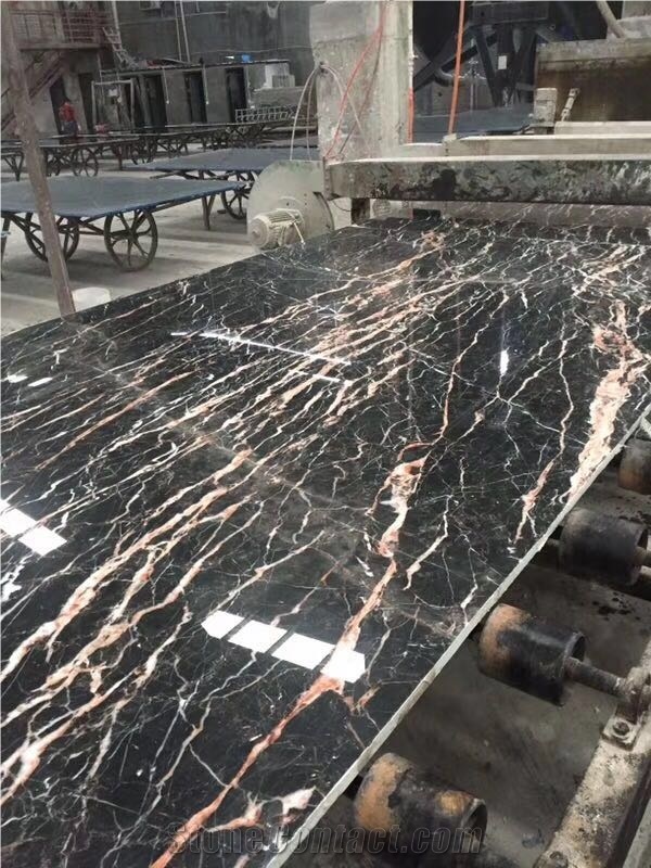 Tulip Brown Marble Tiles Slabs Polished Finished